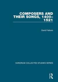 Composers and their Songs, 1400-1521 (Variorum Collected Studies)