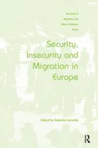 欧州の移民と安全保障<br>Security, Insecurity and Migration in Europe