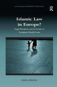欧州諸国の家族法にみる法的多元主義の限界<br>Islamic Law in Europe? : Legal Pluralism and its Limits in European Family Laws