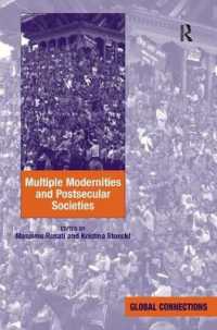 多元的近代とポスト世俗社会<br>Multiple Modernities and Postsecular Societies