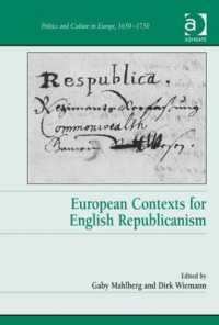 European Contexts for English Republicanism (Politics and Culture in Europe, 1650-1750)