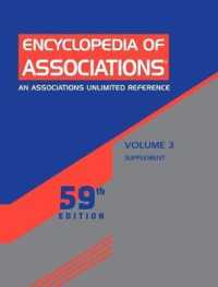 Encyclopedia of Associations: National Organizations of the U.S. : Supplement （59TH）