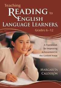 Teaching Reading to English Language Learners, Grades 6-12 : A Framework for Improving Achievement in the Content Areas