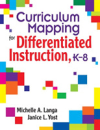 Curriculum Mapping for Differentiated Instruction, K-8