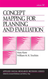 計画・評価のための概念地図法<br>Concept Mapping for Planning and Evaluation (Applied Social Research Methods)