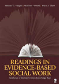 証拠に基づくソーシャルワーク：読本<br>Readings in Evidence-Based Social Work : Syntheses of the Intervention Knowledge Base