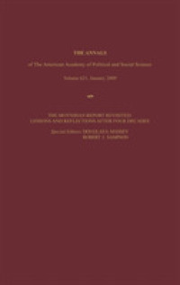 The Moynihan Report Revisited: : Lessons and Reflections after Four Decades (The Annals of the American Academy of Political and Social Science Series)