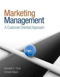 Marketing Management : A Customer-Oriented Approach