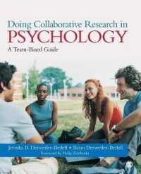 心理学共同研究ガイド<br>Doing Collaborative Research in Psychology : A Team-Based Guide