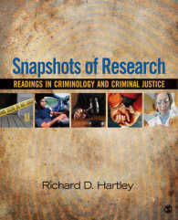 犯罪学・刑事司法読本<br>Snapshots of Research : Readings in Criminology and Criminal Justice