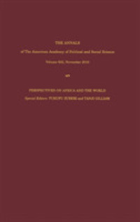 Perspectives on Africa and the World (The Annals of the American Academy of Political and Social Science Series)