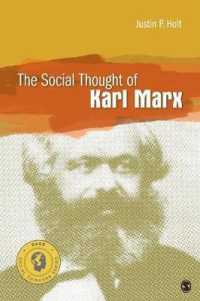 Ｋ．マルクスの社会思想<br>The Social Thought of Karl Marx (Social Thinkers Series)
