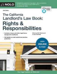 The California Landlord's Law Book : Rights & Responsibilities (California Landlord's Law Book : Rights and Responsibilities) （18TH）