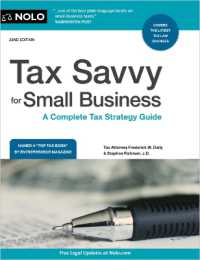 Tax Savvy for Small Business : A Complete Tax Strategy Guide （22TH）