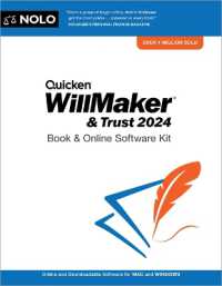 Quicken Willmaker & Trust 2024 : Book & Online Software Kit （24TH）