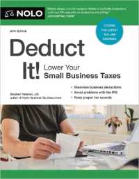 Deduct It! : Lower Your Small Business Taxes （20TH）