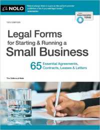 Legal Forms for Starting & Running a Small Business : 65 Essential Agreements, Contracts, Leases & Letters （13TH）