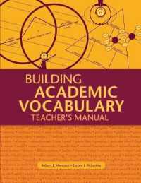 Building Academic Vocabulary : Teacher's Manual