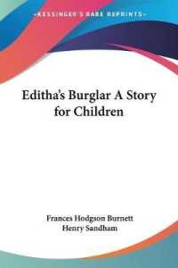 Editha's Burglar a Story for Children
