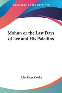 Mohun or the Last Days of Lee and His Paladins