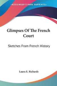 Glimpses of the French Court : Sketches from French History