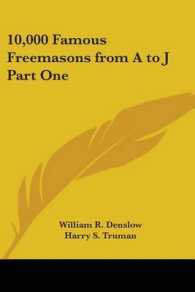 10,000 Famous Freemasons from a to J Part One