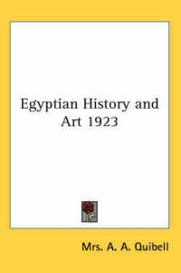 Egyptian History and Art 1923