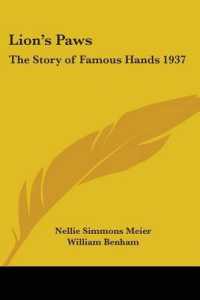 Lion's Paws : The Story of Famous Hands 1937
