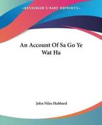 An Account of Sa Go Ye Wat Ha