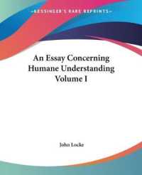 An Essay Concerning Humane Understanding Volume I