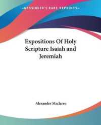 Expositions of Holy Scripture Isaiah and Jeremiah