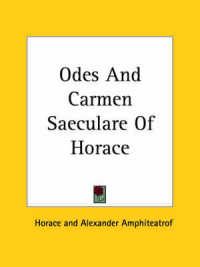 Odes and Carmen Saeculare of Horace