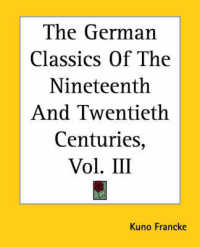 The German Classics of the Nineteenth and Twentieth Centuries, Vol. III