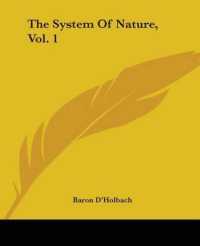 The System of Nature, Vol. 1