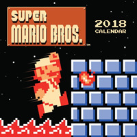Super Mario Bros 2018 Calendar （WAL）