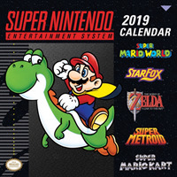 Super Nintendo Entertainment System 2019 Calendar （WAL）