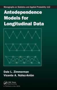 Antedependence Models for Longitudinal Data (Chapman & Hall/crc Monographs on Statistics and Applied Probability)