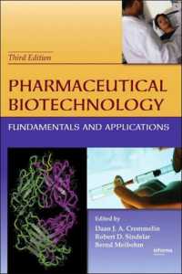 薬理バイオテクノロジー（第３版）<br>Pharmaceutical Biotechnology : Fundamentals and Applications, Third Edition （3RD）