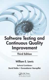 ソフトウェア検査の継続的品質改善（第３版）<br>Software Testing and Continuous Quality Improvement （3RD）