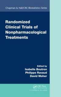 Randomized Clinical Trials of Nonpharmacological Treatments (Chapman & Hall/crc Biostatistics Series)