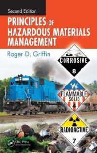 危険物質管理の原則（第２版）<br>Principles of Hazardous Materials Management （2ND）
