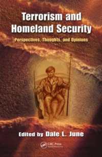 テロリズムと国土安全保障<br>Terrorism and Homeland Security : Perspectives, Thoughts, and Opinions