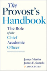 The Provost's Handbook : The Role of the Chief Academic Officer