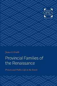 Provincial Families of the Renaissance : Private and Public Life in the Veneto
