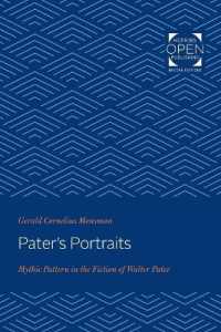 Pater's Portraits : Mythic Pattern in the Fiction of Walter Pater