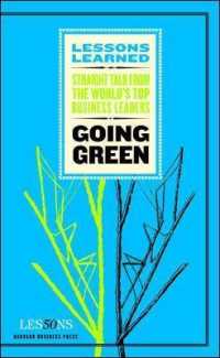 Going Green (Lessons Learned)