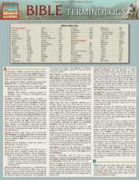 Bible Terminology