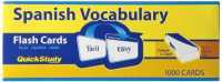 Spanish Vocabulary Flash Cards