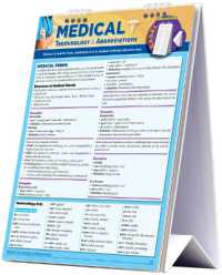 Medical Terminology & Abbreviations Desktop Easel Book : a QuickStudy Reference Tool for Students and Medical, Health & Administrative Fields （Spiral）