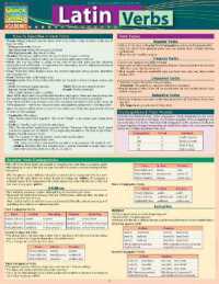 Latin Verbs : QuickStudy Laminated Reference Guide